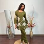 Palm Mulchanderi Cordset - Green, XL