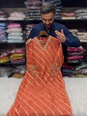 Leheriya Banarasi Suit