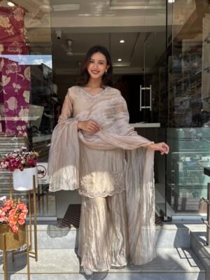 Copper Tissue Sharara